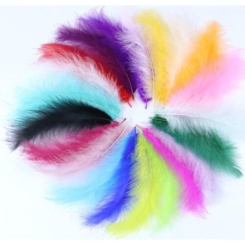 Colorful Turkey Plumes 10-15cm Wedding Party Feathers Decor Child Gift DIY Handmade Jewelry Creative Home Clothing Accessories