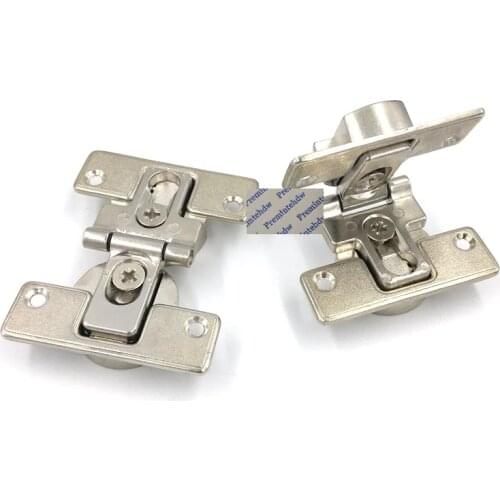 2Pcs/Lot Zinc Alloy Adjustable Detachable Bi-fold Flip Top Folding Door Hinge Furniture Cabinet Cupboard Closet