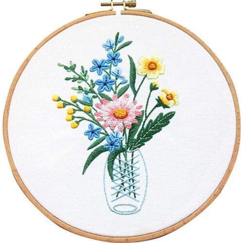 Christmas Embroidery Hanging Pictures Cross Stitch Present DIY Craft Home Beginner Kit Decorations Pass The Time Sewing Material