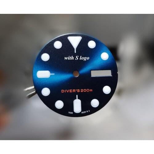 Made for seikowatch dial super C3 watch dial for seikomodified NH35 dial 28.5mm fit 3.0 and 3.8