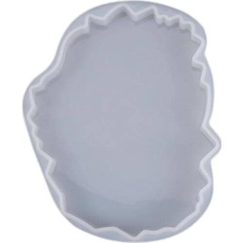 Silicone Crystal Epoxy Resin Mold Irregular Wave Coaster Mat Casting Mould Handmade DIY Crafts Decoration Making Tools T84A