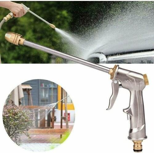 Water Gun Garden Hose Nozzle Water Spray Adjustable High Pressure Power Washer For Plant Flower Household Cleaning Car Washer