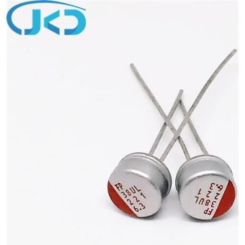 100pcs 220uF 6.3V 6x4mm Fujitsu Super Low ESR 6.3V220uF For Motherboard VGA Solid Capacitor 6.3V 220UF Fujitsu