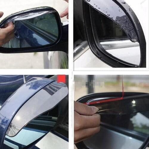 2pcs Car rearview mirror rain eyebrow accessories for lexus is300 kia optima ford focus 2 2018 toyota camry bmw z4 e85