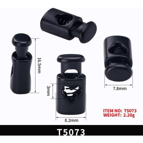 20pcs Metal Toggle Spring Loaded Cord Locks Drawstring Rope Clip End Round Ball Sliding Fasten Button Lanyard Paracord Stopper