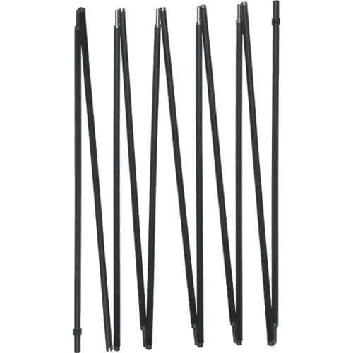 325g per set Ultralight Telescopic Carbon Fiber Camping Tent Poles