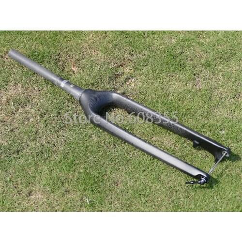 3k UD Carbon Matt Glossy 26er Mountain Bike MTB Fork + Titanium QR Skewer 25G