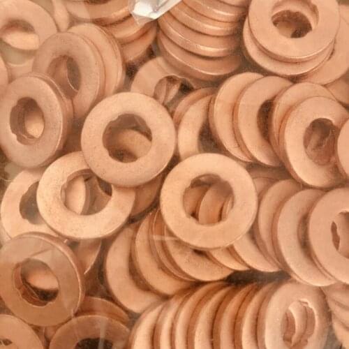 7x15mm/9x18mm Diesel Common Rail Injector Nozzle Copper Washer Seal O Ring Pad Gasket Diesel Pump Repair Tool