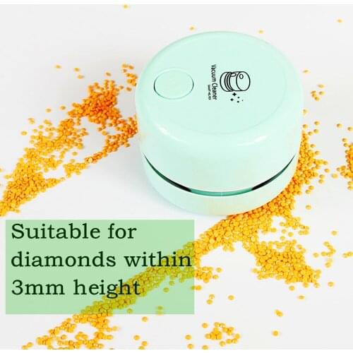 Diamond Painting Accessories Cross Stitch Embroidery Mini Desktop Vacuum Cleaner Small Cleaning Machine Clean Excess Drill Tool