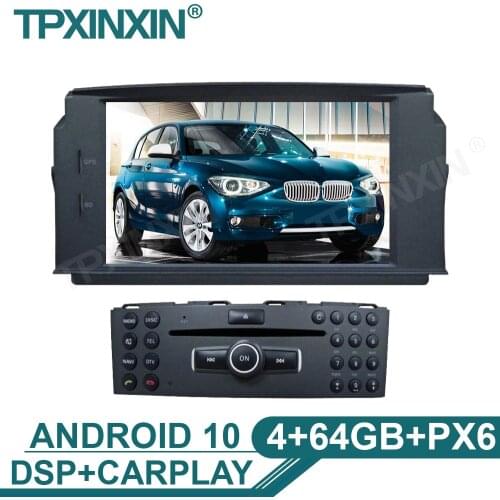64G For MERCEDES BENZ C Class C180 C200 C230 W204 Car Stereo Multimedia Player Android GPS Navi Auto Radio Carplay PX6 Head Unit