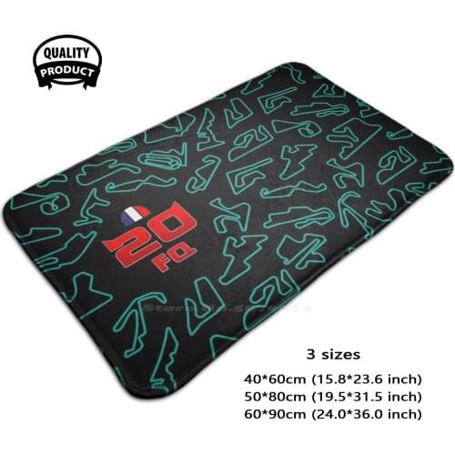 Fq 20 - El Pattern Circuits Soft House Family Anti-Slip Mat Rug Carpet Motorcycle Motorbike Bike Patterns Moto Racing