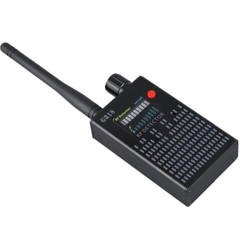 G318 Anti-spy wireless Bug Detector RF Signal Detector GSM Listening Device Finder Radar Radio Scanner Wireless Signal Alarm