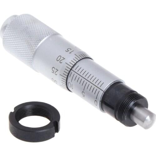 Round Type 0-13mm Range Micrometer Head Measurement Measure Tool Rotation Smooth Dropship New