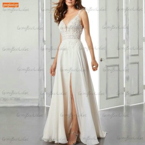 Gongbaolage Chiffon Wedding Dresses