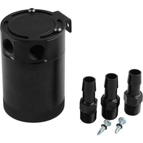 Car Modified Three-hole Ventilating Machine Oil Pot Exhaust Oil Waste Oil Recovery Pot Double-sided Oil Outlet