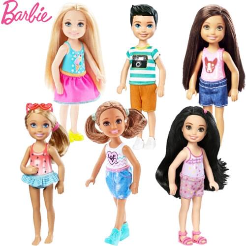 Original Barbie Club Chelsea Boy Doll Collection Mini Toys for Children Girls Model Bonecas Fashion Cute Baby Toys Birthday Gift