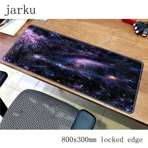 Space Sci Fi pad mouse Stars computer gamer mause pad 800x300X2MM padmouse Planet mousepad ergonomic gadget desk mats