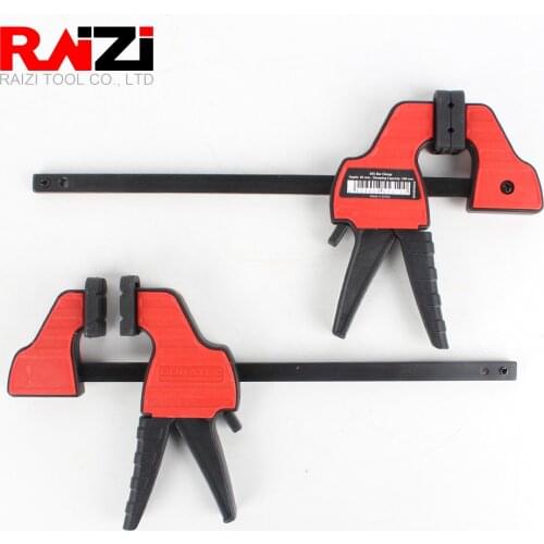 Raizi 2Pcs Woodworking Clamp Clip Hard Grip Quick Ratchet Release DIY Carpentry Hand Vise Tool 4 inch 5 inch