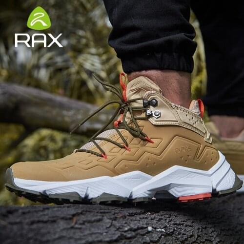 Rax Outdoor Hiking Boots Men Sports Sneakers Mountain Climbing Shoes Trekking Boots Women Walking Shoes Mens Leather Snow Boots