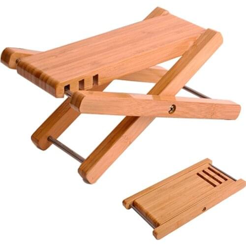 Solid Wood Guitar Footstool Guitar Player Adjustable Footrest For Acoustic Guitar Accessories Parts Stringed Musical Instruments