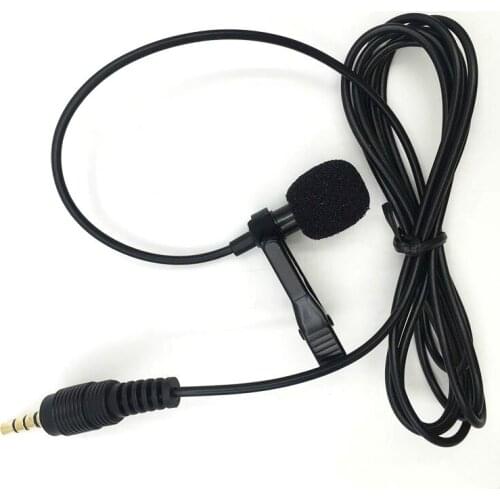 Universal Portable 3.5mm Mini Mic Microphone Hands Free Clip on Microphone Mini Audio Mic For PC Laptop Lound Speaker
