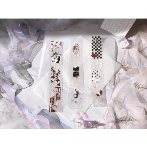 Vintage Butterfly Lady Washi Tape for Card Making Bullet Journal DIY Scrapbooking Decorative Sticker