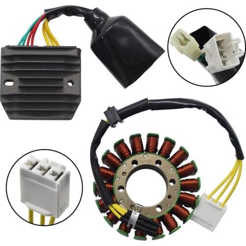 Motorcycle Voltage Regulator Rectifier+Magneto Stator Coil For Honda CBR600 CBR600RR F5 2003-2006 31120-MEE-003 31600-MEE-003