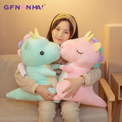 1pc 35/45/55CM Cute Dream Series Dinosaur Plush Toys Stuffed Soft Animal Dinosaur Pillow kawaii Dolls for Children Kids Gifts