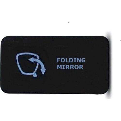 12V-24V Push button SwitchFOLDING MIRROR Symbol for 4 runner Hilux PRADO horizontal symbol