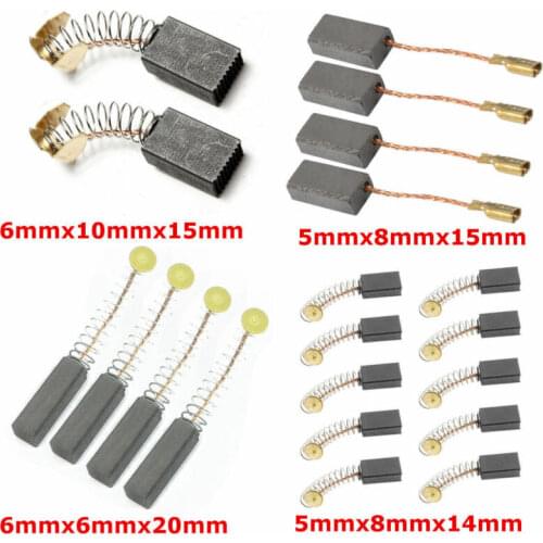 2/4/6/10pcs 4 kinds of universal mini electric drill electric grinder to replace carbon brush motor parts