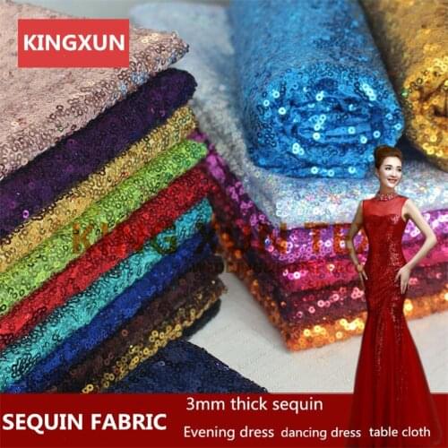 30M Sequin Fabric For Table Cloth Event Dress Wedding Decoration