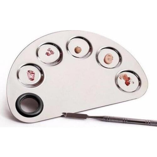 10pcs Hot Best Deal Stainless Steel Cosmetic Face Makeup Palette Spatula Foundation Mixing Tool Beauty Girl