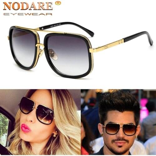 Classic Oversized Men Sunglasses Luxury Brand Women mach one Sun Glasses Square retro Oculos de sol Male UV400 Mirror Eyewear