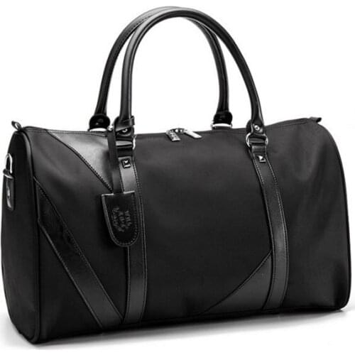 Short-distance travel bag female hand luggage bag boarding bag simple light waterproof fitness bag chic