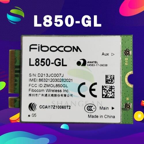 Fibocom L850-GL Full Netcom 4G Wireless Module Downstream 450Mbps Unicom 3g/4g Mobile 4g Telecom 4g Module