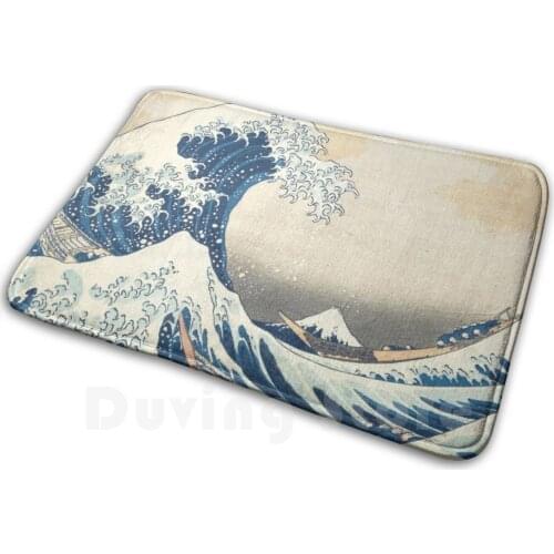The Great Wave Of Kanagawa Mat Rug Carpet Anti-Slip Floor Mats Bedroom Carpet Wave Board Japan Japanese Tsunami Kanagawa Water