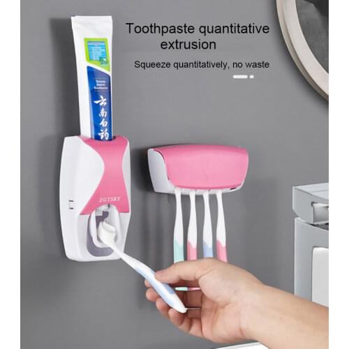 LEDFRE Bathroom Accessories Automatic Toothpaste Squeezing Non-marking Hook Sticking Toothpaste Squeezing Device LF71048