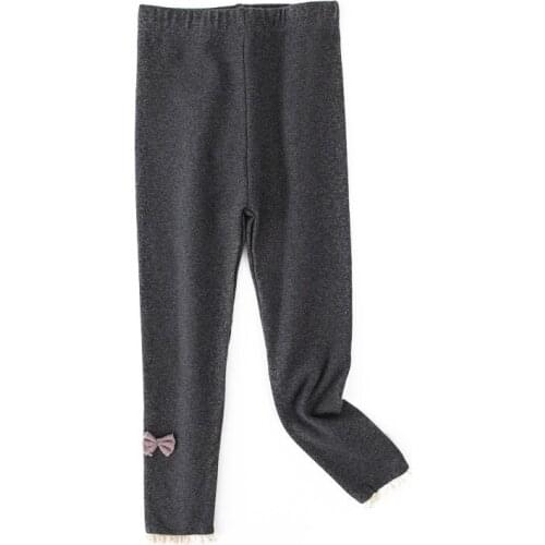 KEAIYOUHUO Girls Leggings Autumn 2020 New Korean Version Wild Cotton Children Outer Pants Baby Nine-Point Pants Children Pants