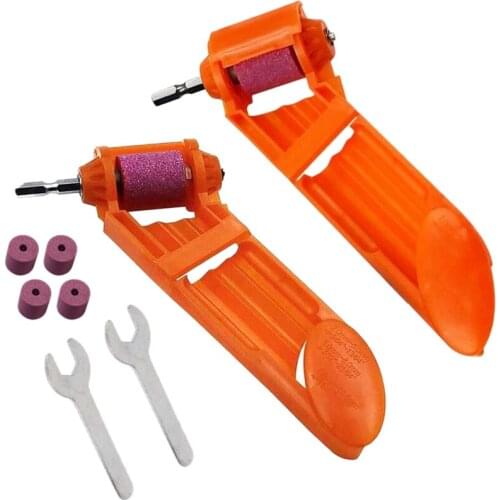 Best Drill Bit Sharpener Portable Diamond Drill Bit Sharpening Tool 2PCS Include Extra Wrench and Gasket