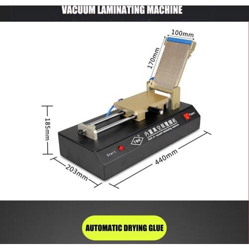 TBK 761 OCA vacuum lamination machine,large suction lcd Screen OCA Film bonding,Samsung Apple mobile phone lcd repairment tool
