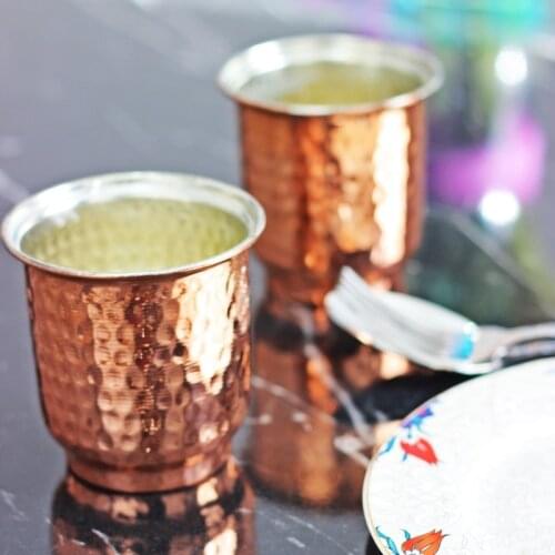 Buttermilk Copper Cup Buttermilk Cup Tumbler Stainless Steel Cup Mug Drinkingware Canecas Decorative Mugs Eco Friendly 200 ml