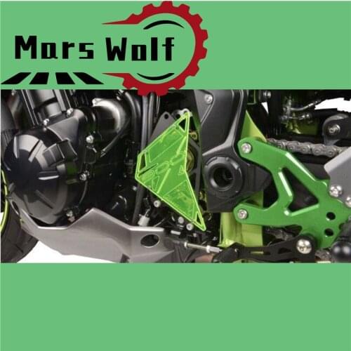 Motorcycle Aluminum Front Sprocket Cover Chain Guard Cover Left Side Engine Protector For Kawasaki Z900 Z 900 z900 2020 2021