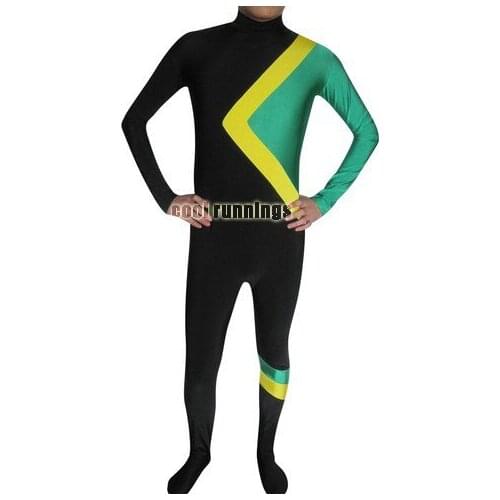 Fancy dress Party Cool Runnings Jamaican Bobsled Team Skin Costume Halloween Party