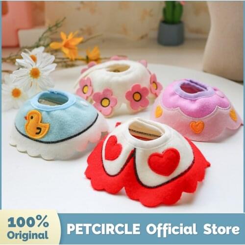 PETCIRCLE Dog Bibs Cute Flower Bunny Bear Bib Fit Small Dog Puppy Pet Cat All Seasons Pet Cute Costume Dog Pet Clothing Bibs