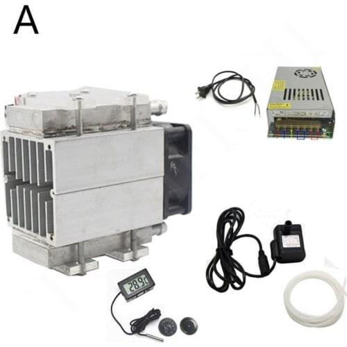 Semiconductor refrigerator small air conditioning electronic refrigeration chip diy12v cooling equipment production kit 280w