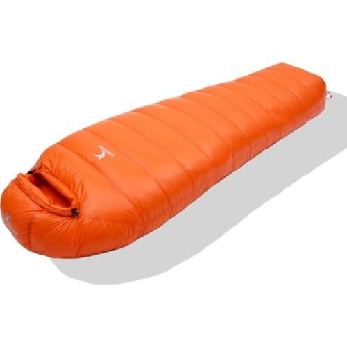 Ultralight Camping Sleeping Bag Dock Down Sleeping Bag Mummy Sleeping Bag Camping Vacuum Bed Camping Accessories 1.5/1.8KG