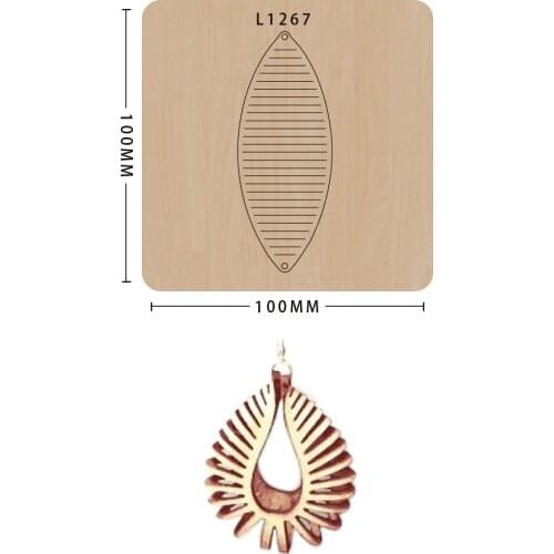 Cutting Dies New Die Cut Making Decor Supplies Dies Template Punch Tool Earrings Decoration Suitable For Big Shot Machines