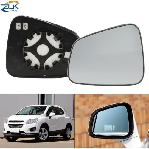 ZUK Exterior Rearview Mirror Lens Glass Heated For Biuck Encore For Chevrolet Holden Trax For Opel Mokka X 2012-2018