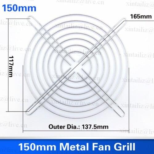 [Grill-150mm]Free shipping 10pcs 150mm*150 fan metal Net 5.9inches fan finger guard gill net 150mm dust grill filter