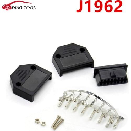 OBD2 16Pin Female Connector OBDII J1962F Shell Adapter OBD Connector Plug+Shell+Terminal+Screw Diagnostic Tool